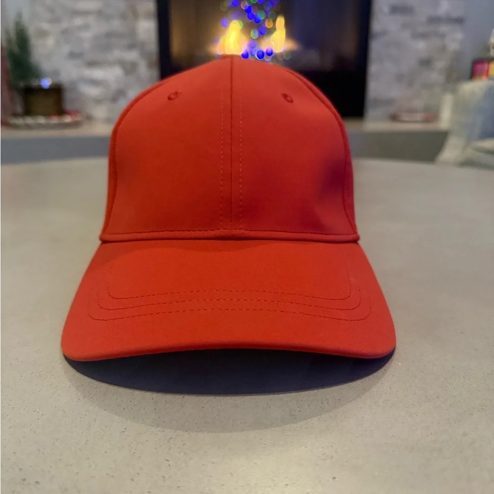 Lululemon Athletica Red Baseball Cap One Size